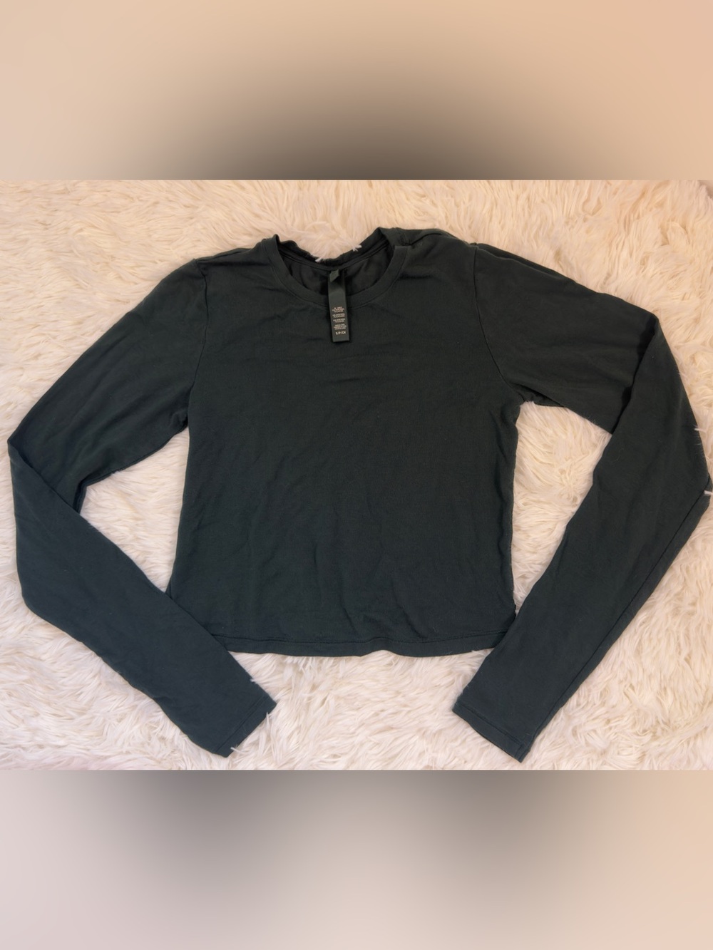 SKIMS | Sleep Crop Long Sleeve | Small